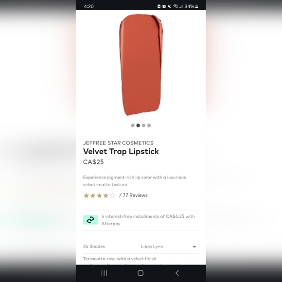 2/$30 Jeffree Star Libra Lynn Lipstick - Picture 8 of 11